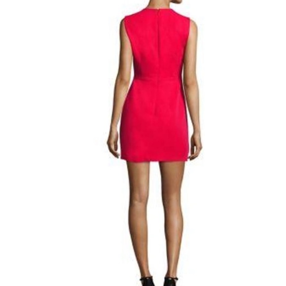 BCBGMaxAzria NWT dress Clare Mini in Red Berry color size 6 - Picture 3 of 16
